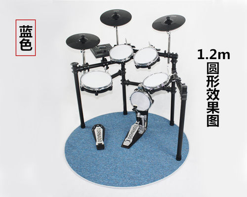 防滑加厚架子鼓电鼓地毯鼓垫地垫 电子鼓爵士鼓地毯2*1.6/1.2米 - 图2