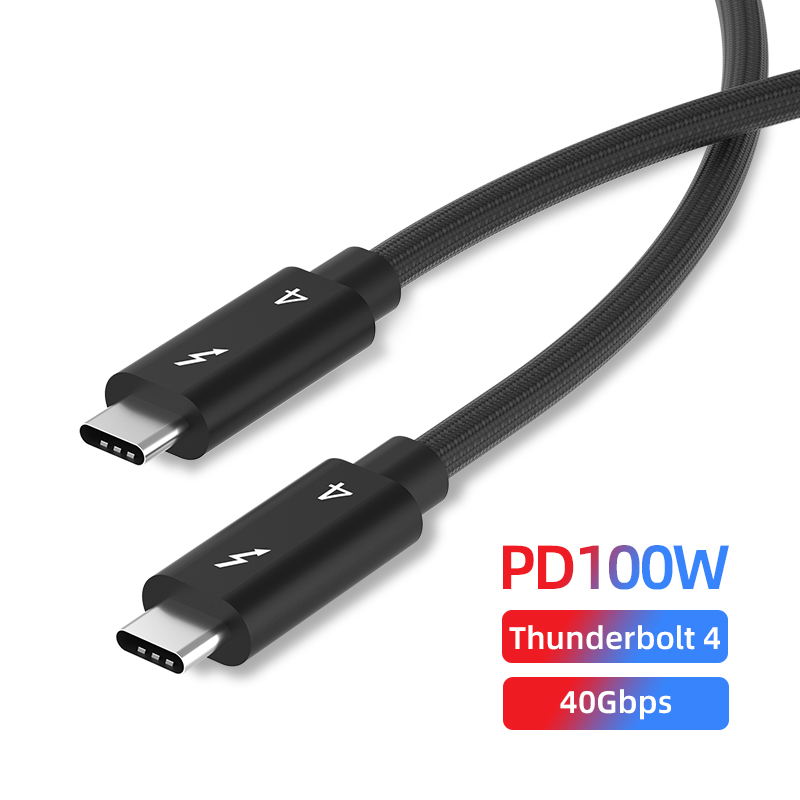 雷电4Thunderbolt4数据线Type-C充电高清8K雷雳接口2米显卡坞扩展 - 图0