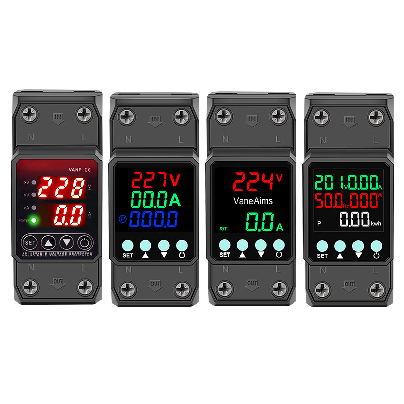 智能过欠压保护器自复式断电延时过流限流功率电表电压数显保护器,淘宝优惠券,粉丝福利购,淘宝优惠卷