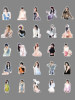 Ju Jingyi celebrity peripheral ledger material stickers