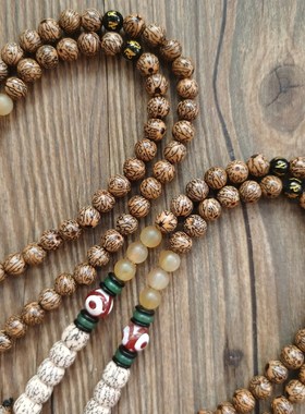民族风佛珠项链菩提子长款