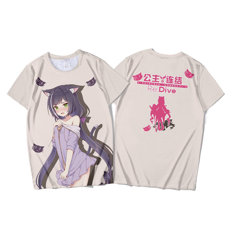 re dive公主连接可可萝凯露l痛t恤 劲魔豹T恤