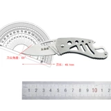 Три -края деревянный ключ маленький нож Портативный мини -складной складной нож из нержавеющей стали резкий фруктовый нож, чтобы открыть курьерский нож