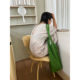 Niche Cousin Retro Green Cloth Belt Bag, Super Practical ແລະ Super Pack