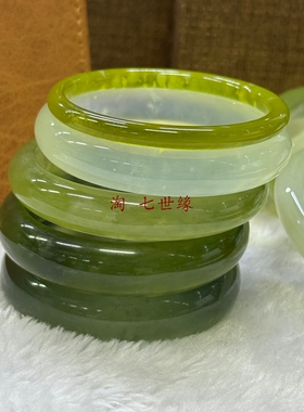 特小口径岫玉手镯合集