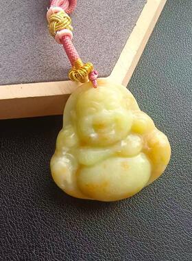 【特价】天然岫玉桂花糕笑佛