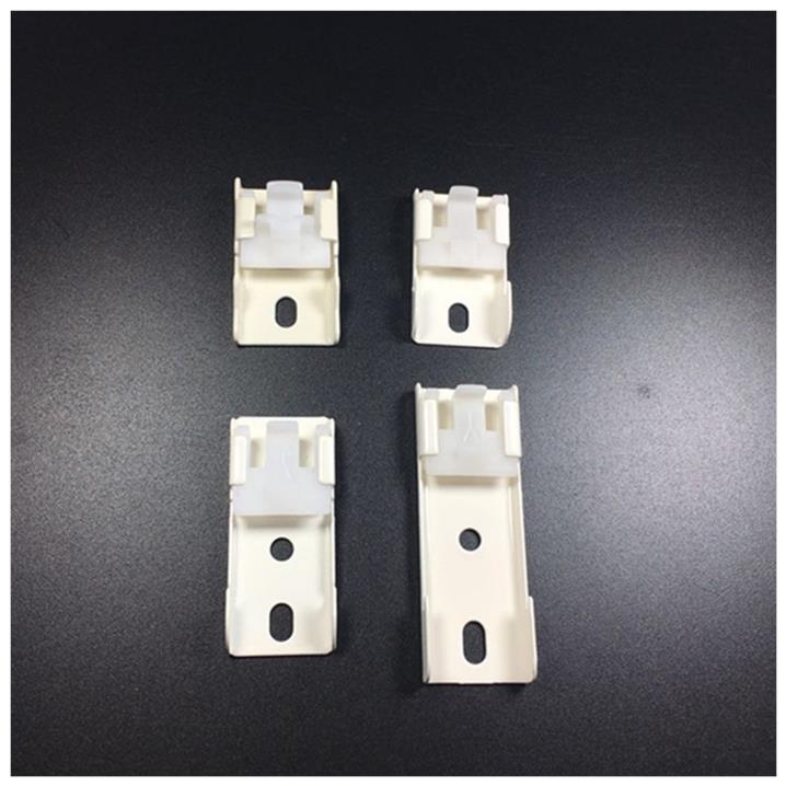 窗帘轨道单轨窗帘杆卡子直轨老式顶装侧装码卡扣墙配件支架固定 - 图0