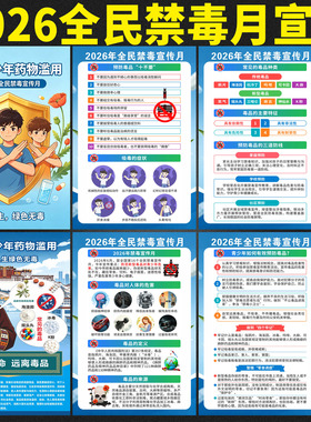 禁毒宣传海报珍爱生命远离毒品