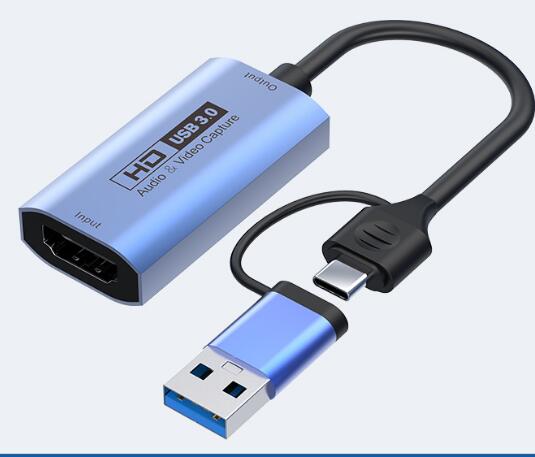 USB3.0便携显示器4k HDMI采集卡手机直播游戏视频录制IOS17苹果板 - 图0