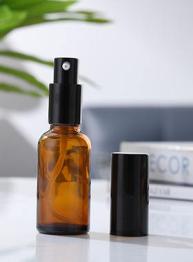 精油分装瓶精华滴管滚珠瓶高档玻璃瓶化妆品10-100ml乳液爽肤水瓶