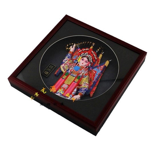 Tianjin clay figures, Peking opera facial makeup, pendants, Peking opera characters, Chinese characteristics gifts, foreign affairs gifts for foreigners