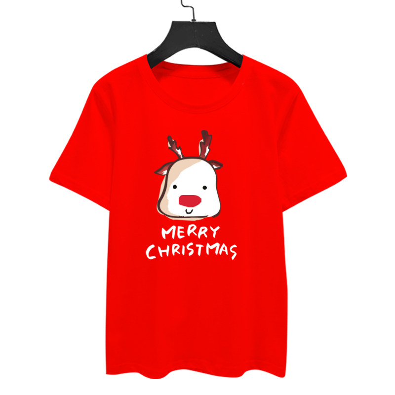 圣诞节麋鹿老人平安夜短袖t恤衫 衫舍男装T恤