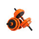Household rubber-coated dumbbells, men's fitness equipment, strength training, adjustable barbells, kettlebells, detachable combination set