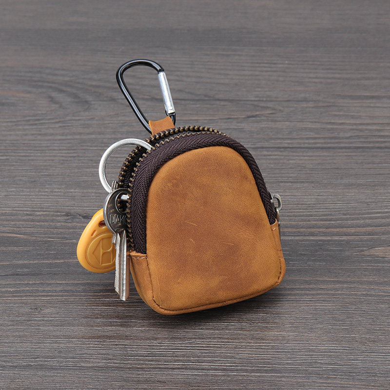 牛皮小钱包原创日系青年硬币包零钱包拉链真皮耳机包钥匙包挂件,淘宝优惠券,粉丝福利购,淘宝优惠卷
