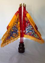 The upscale finely embroidered rope 5-square-sided embroidered five battalions of the five battalions of the army flags the five road chaemias of the military.