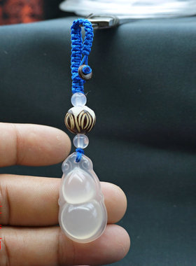 原创汽车钥匙扣保平安挂饰玉髓