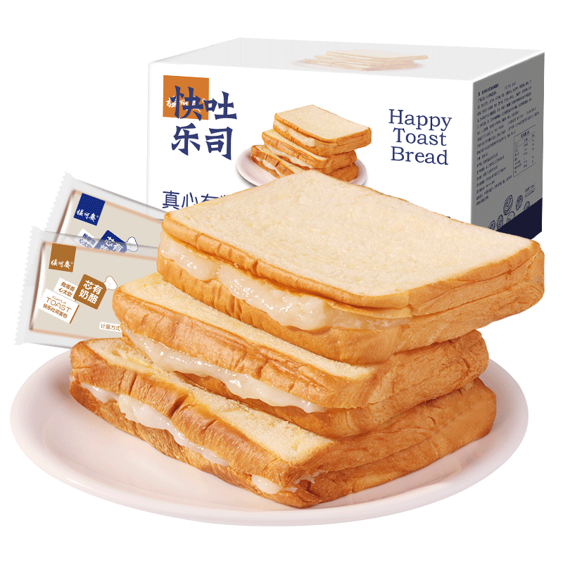 营养早餐零食充饥夜宵夹心吐司面包 张阿庆食品西式糕点