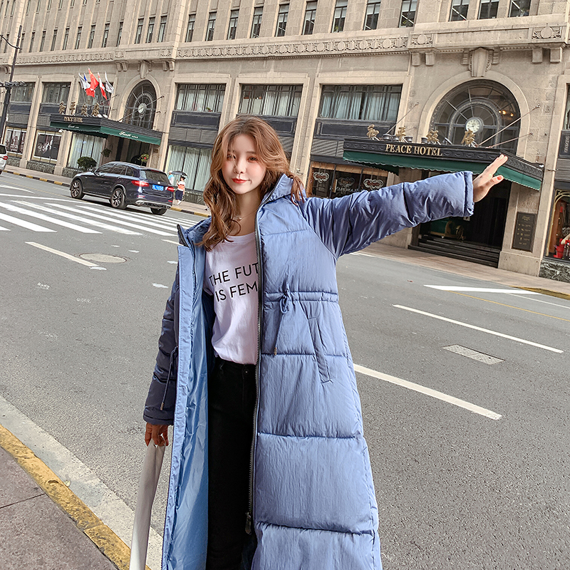 孕妇羽绒棉服外套秋冬棉袄棉衣孕后期中长款韩版宽松加厚外套冬季