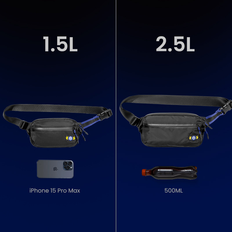 tomtoc 国际米兰限定胸包单肩斜挎包男士小容量挎包小包手机包T33,淘宝优惠券,粉丝福利购,淘宝优惠卷