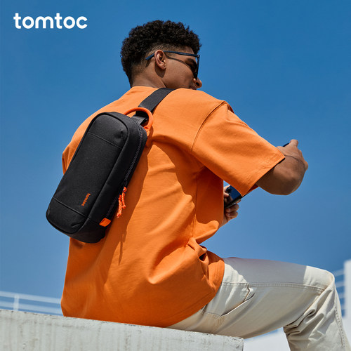 tomtoc Switch2收纳包斜挎包单肩包NS2配件保护壳套掌机胸包G49 - 图0