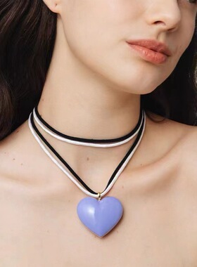 千禧创意梦幻简约项链水晶琉璃