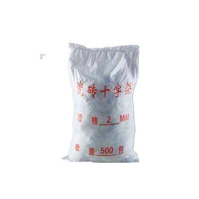 瓷砖十字架1.5mm2mm3mm5mm铺贴磁砖卡子留缝固定塑料缝卡500粒装 - 图2