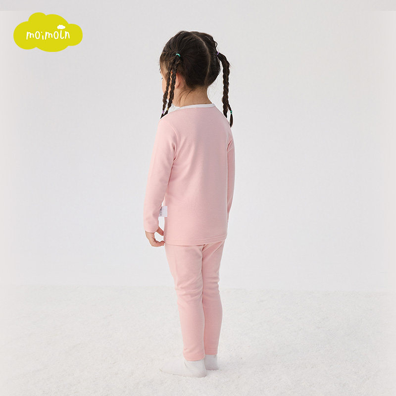 Moimoln Xiaoyunduo Children's Clothing 26th Spring and Autumn New Girls' Autumn Clothes and Autumn Pants Children's Underwear Set Home Clothing