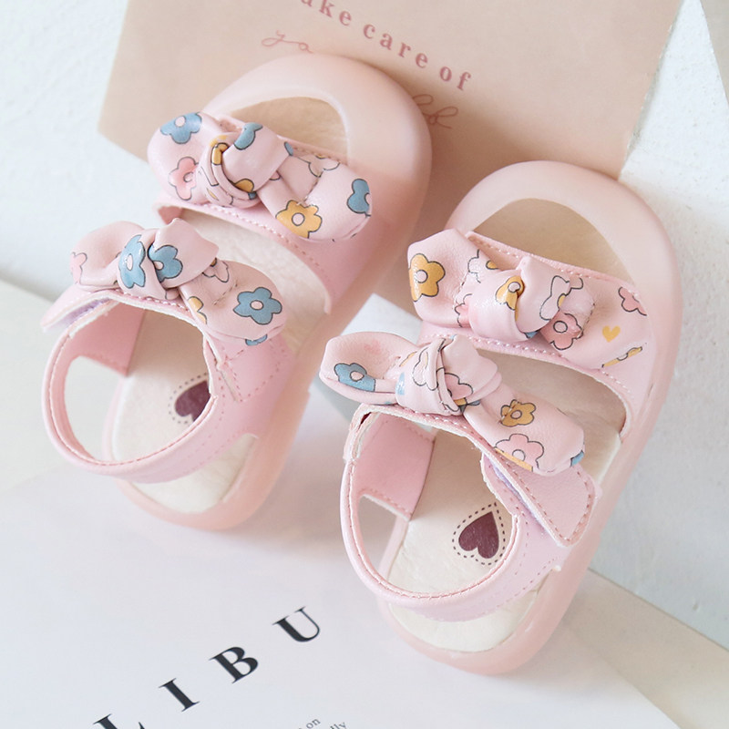 韩崽崽女童包头防滑软底凉鞋