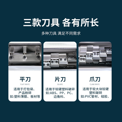 塑料粉碎机强力破碎机慢速机边碎料机工业打料机pc大型注塑粉碎机 - 图0