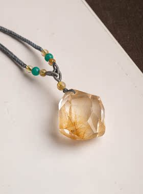 天然水晶吊坠一物一拍