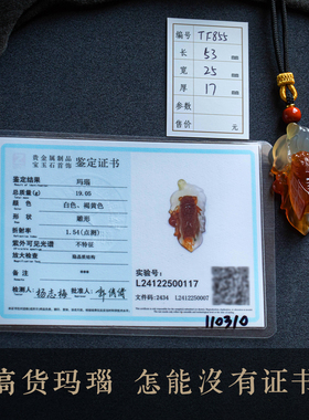 高品质原矿玛瑙金蝉项链