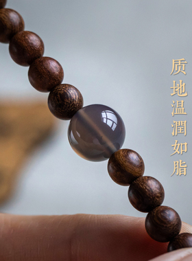 大善堂正品金丝檀木多圈手链