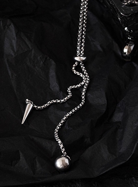 可调节长款项链毛衣链钛钢不掉色