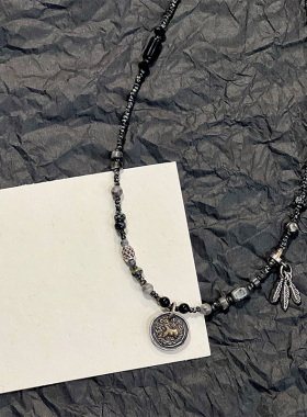 新中式平安瑞兽吊坠项链