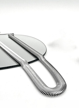 冷淡风钛钢不掉色蛇骨链刀片链