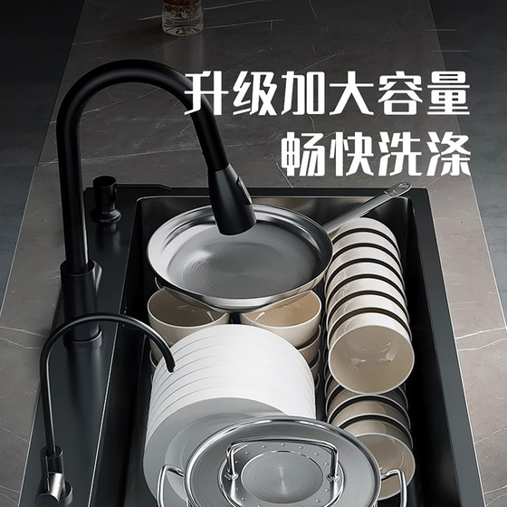 JIOA-stainless steel sink single bowl kitchen thickened