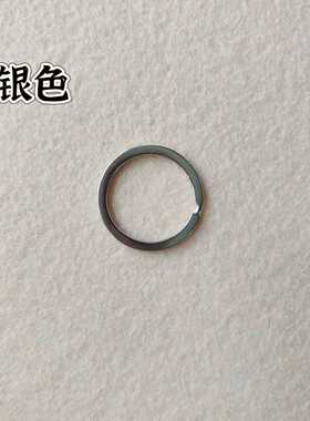 钥匙圆环扁平圈不锈钢锁匙环圆圈铁圈汽车钥匙扣手工钥匙包配件