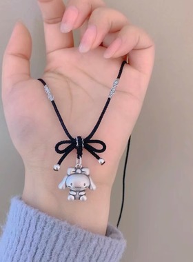 足银足银编织绳通用防过敏项链