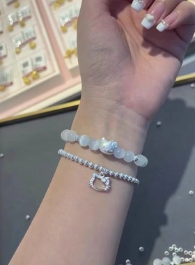 女孩纯银时尚百搭减龄防过敏手链