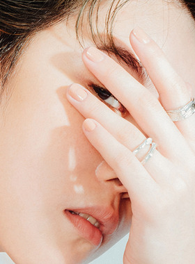 抽象手工开口可调节个性明星同款