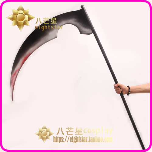 杀戮的天使 Zack艾札克·佛斯特 万圣节死神镰刀武器 cosplay道具 - 图1