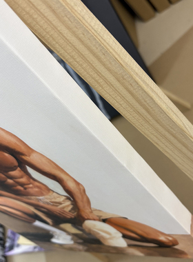 黑皮肌肉男少年装饰画挂画高清微喷油画卧室靠墙客厅卧室挂画