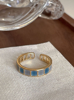 女戒轻奢小众设计开口可调节欧美尾戒