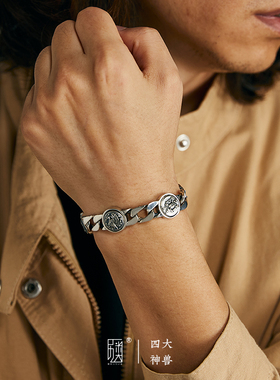 口力米大男复古时尚手链