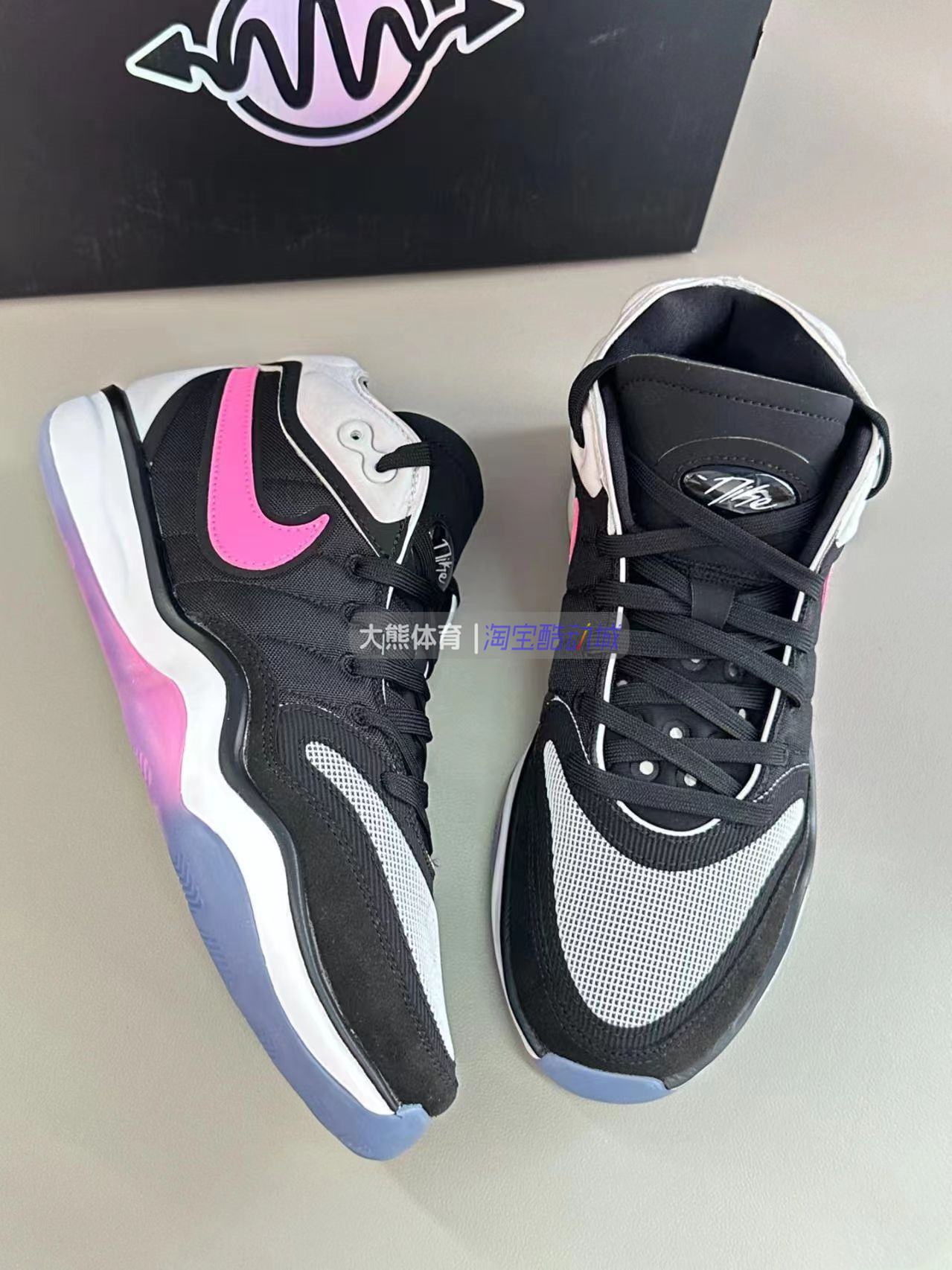 专柜正品Nike/耐克Air Zoom GT Hustle2缓震实战篮球鞋DJ9404-004-图1