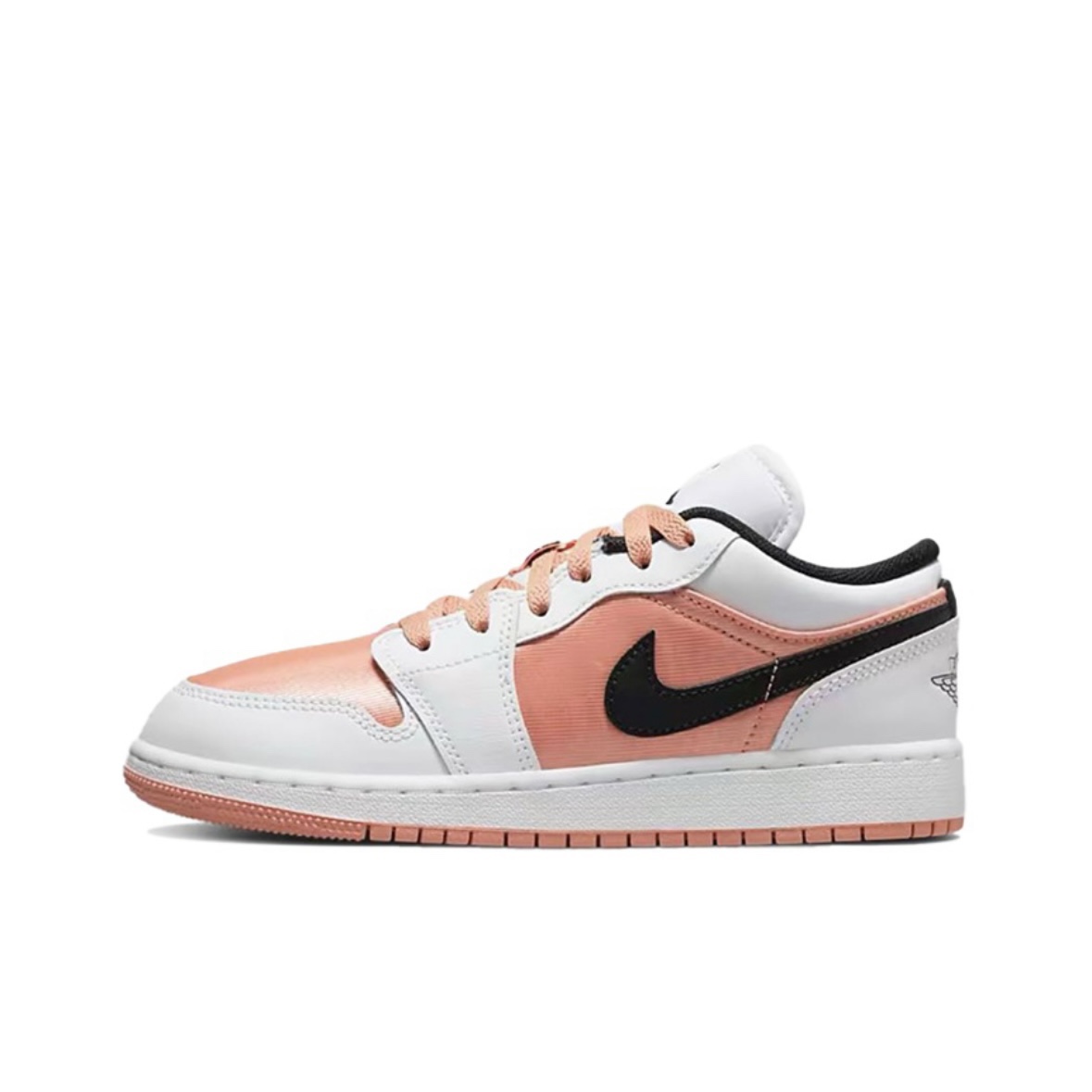 专柜正品Air Jordan1 GS Low AJ1女子低帮白黑粉休闲鞋DM8960-801 - 图3