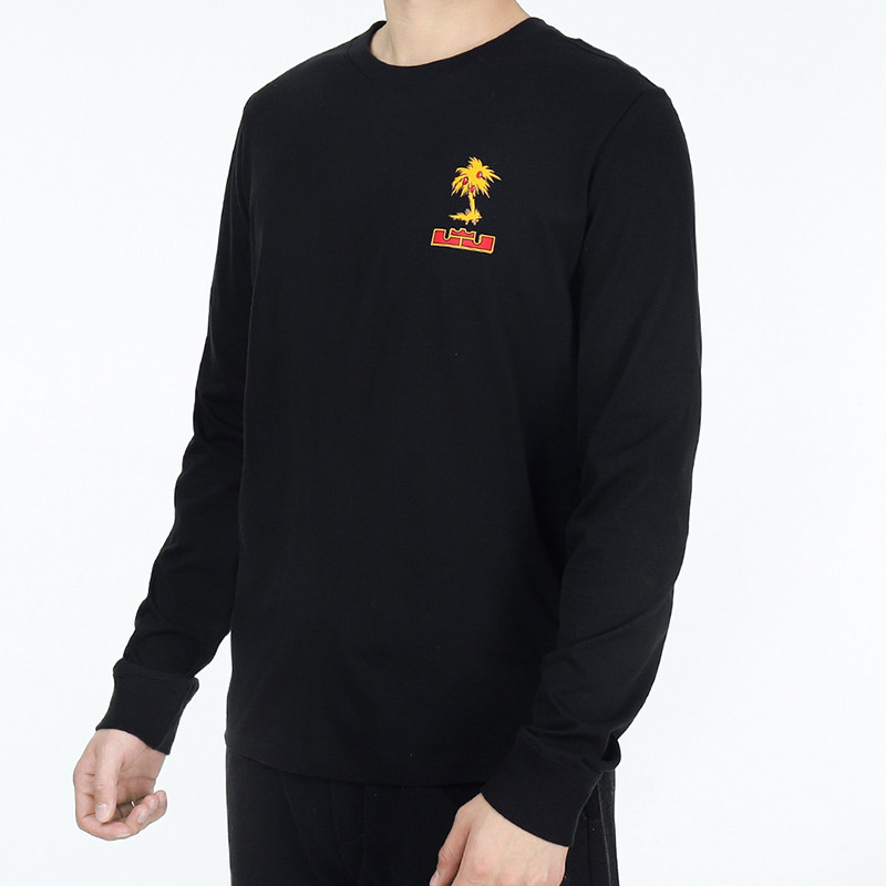 专柜正品NIKE/耐克 男纯棉圆领长袖T恤运动休闲套头衫 AR5194-100,淘宝优惠券,粉丝福利购,淘宝优惠卷