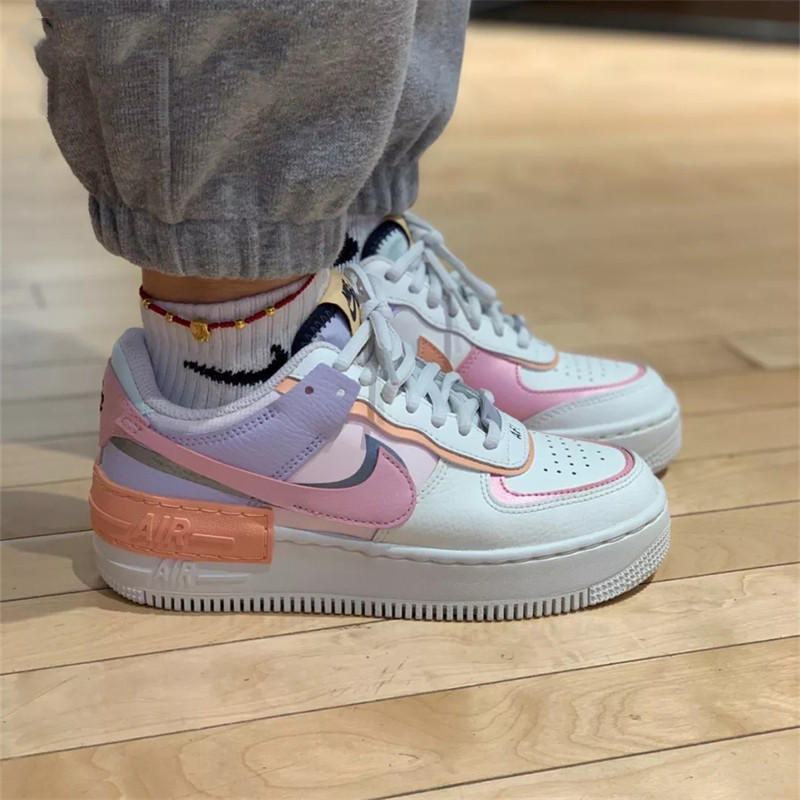 专柜正品Nike Air force 1 Low 女子空军低帮休闲板鞋 DQ4502-171 - 图1