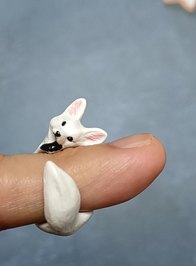 Lbvymo女可爱狐狸戒指开口款