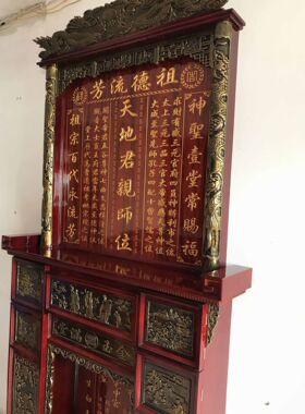 雕刻佛龛实木贵州佛龛